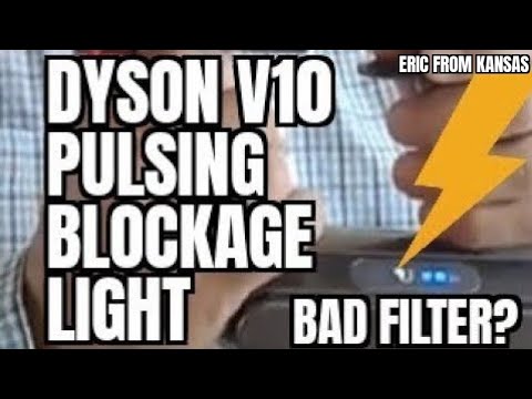 Check the filter light - Dyson V10 Support