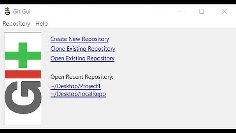 Push project on GitHub with git GUI
