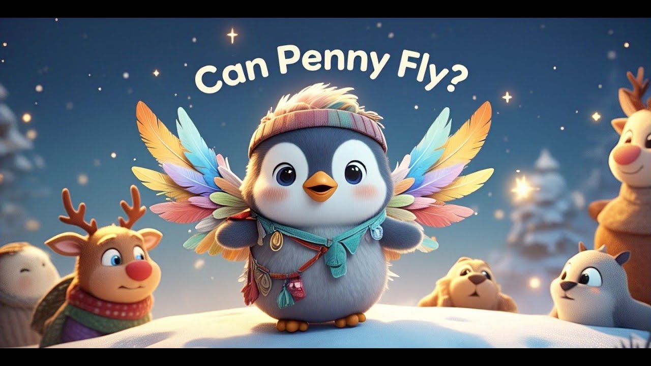 Can Penny the Penguin Really Learn to Fly? 🐧 : Penny's Flight - YouTube