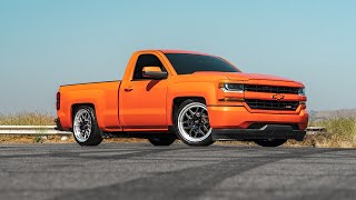 Pumpkin Spice Silverado Z71 on 22" Solanas