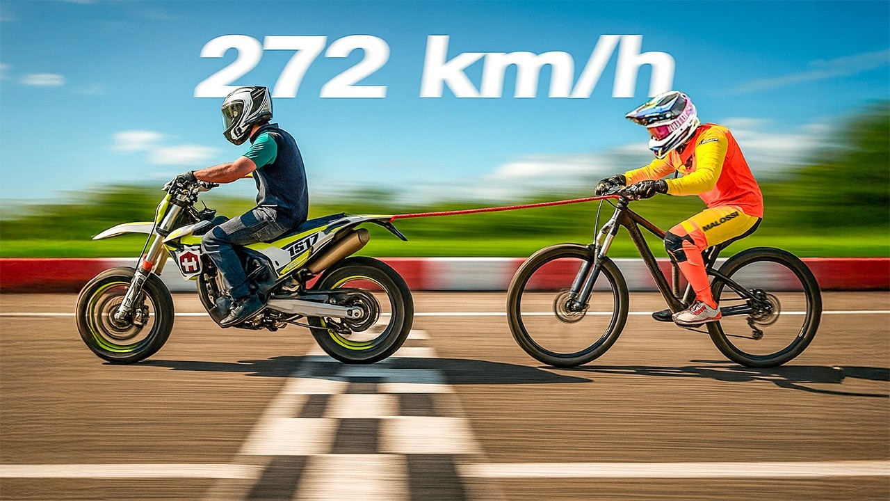 IL RECORD DI VELOCITÀ IN BICI: 272 km/h TIRATO DA UNA MOTO (si può battere?)