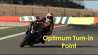 Motovudu - Trackday Rider Training Part 24 Corner Entry - Optimum Turn-In Point