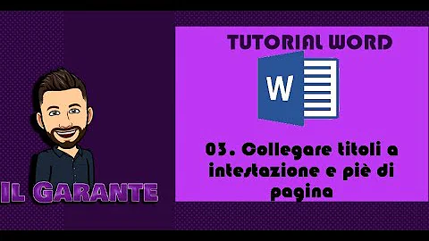 Come mettere diverse intestazioni su Word?