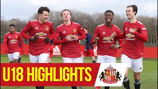 U18 Highlights | Manchester United 6-0 Sunderland | The Academy