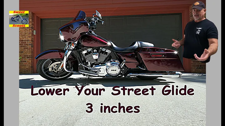 How To Lower Your Harley Up to 3"  EASY DIY!