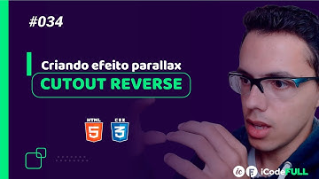 Criando efeito parallax e CUTOUT REVERSE com CSS3 puro | ilustraCode