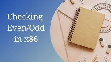 Program to check Even or Odd - Assembly x86
