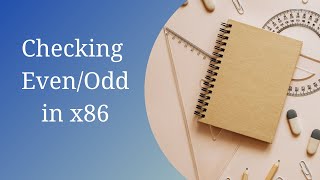 Program To Check Even Or Odd - Embly X86