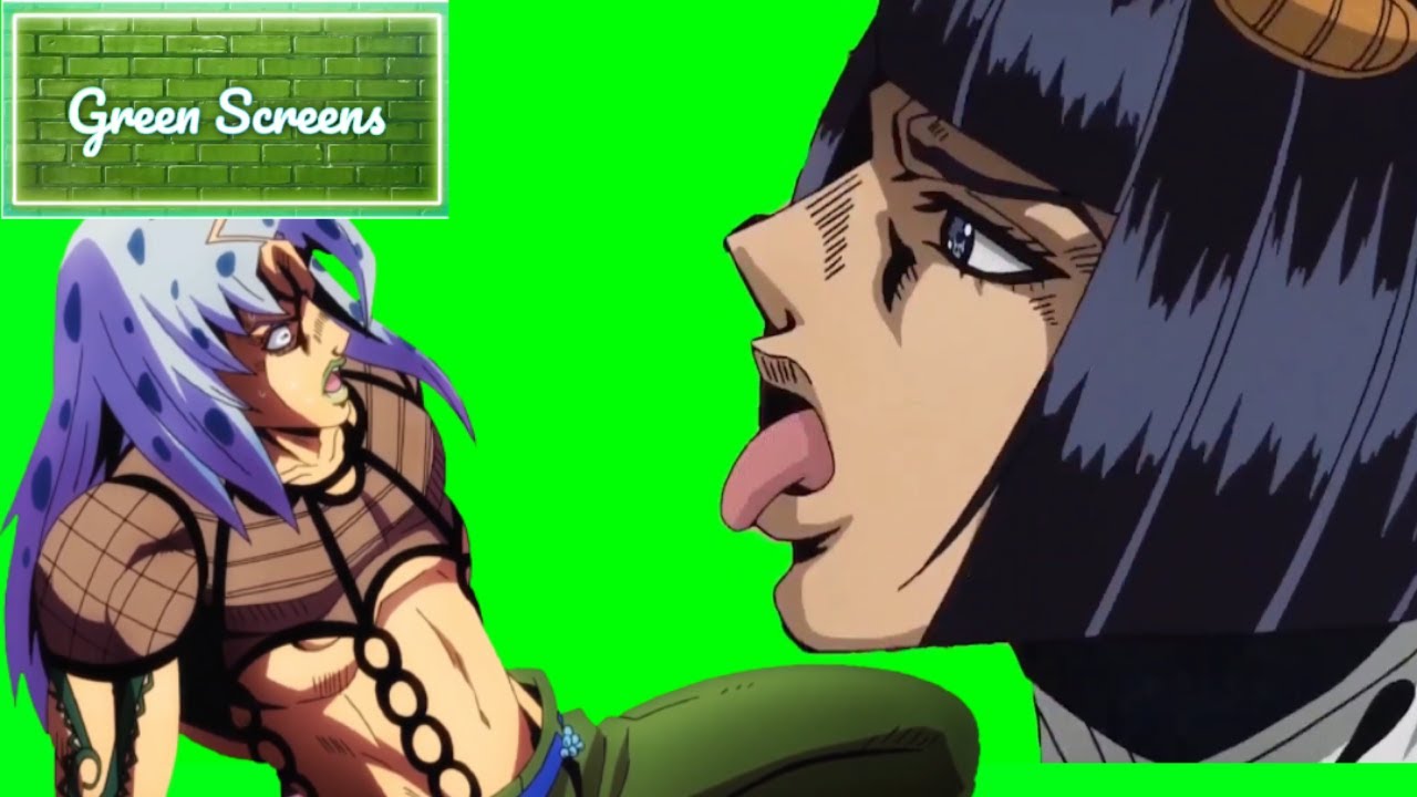 JoJo's Bizarre Adventure Green Screen compilation Anime Green Screen