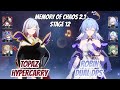 Topaz hypercarry  robin x jingliu team memory of chaos stage 12 3 stars  honkai star rail