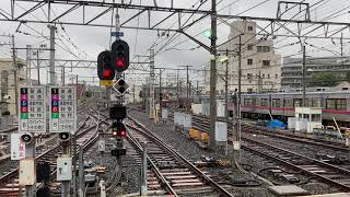 【83H】京急1000形1177編成 京成津田沼到着〜発車