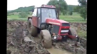 Traktor crash compilation 2016 , Best tractor stuck 2016