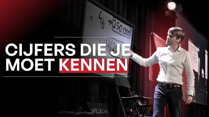 Cijfers die je moet kennen!
