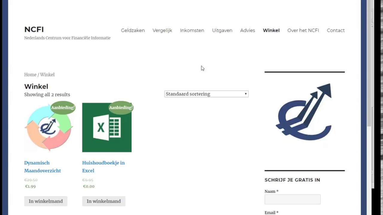 Update Huishoudboekje in Excel is terug! Download bij Nederlands Centrum voor Financiële Informatie