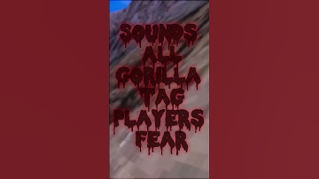 Sounds all Gorilla tag Players fear... #scary #gorillatag #ghost #minigameskid