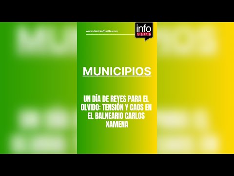 UN DÍA DE REYES PARA EL OLVIDO: TENSIÓN Y CAOS EN EL BALNEARIO CARLOS XAMENA