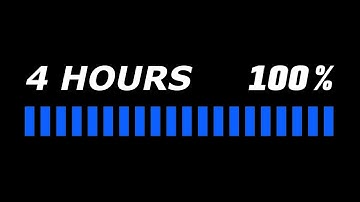 4 Hours Loading (Progress Bar) 4K/60fps