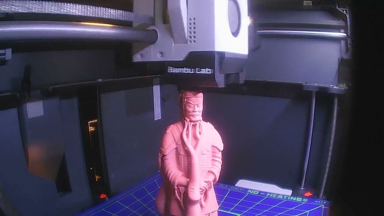 Geeetech Terracotta Matte PLA - Terracotta Army General - Timelapse - Bambu Labs P1S - JUUPINE GECO