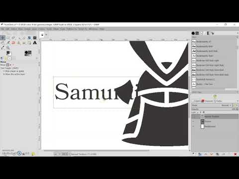 Script to Test Multiple Rotated Fonts in GIMP