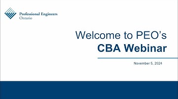 Competency-Based Assessment (CBA) Webinar - November 5, 2024