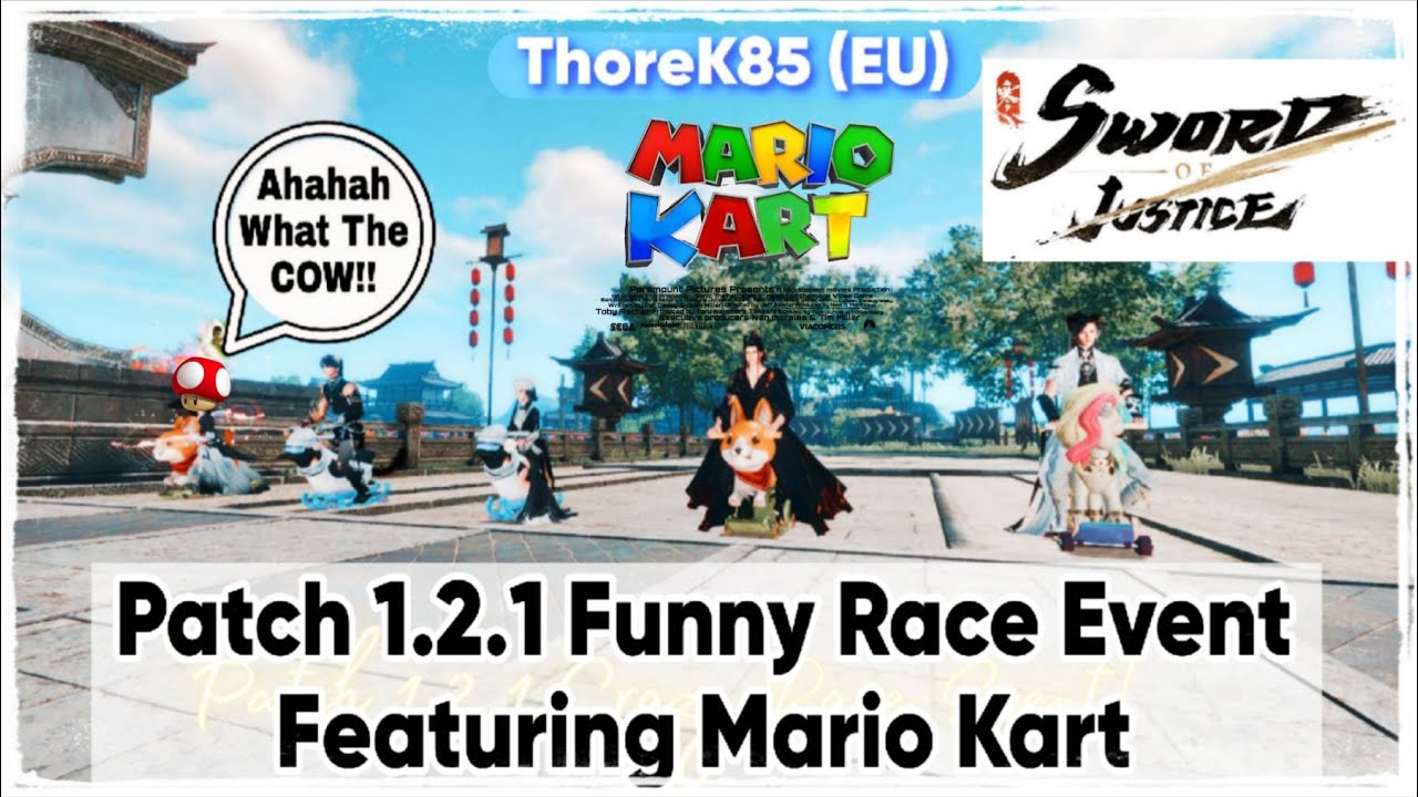 Sword of Justice Global - Funny Race Event - YouTube