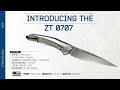 Video: มีดพับ Zero Tolerance 0707 Frame Lock Knife Carbon Fiber (CPM-20CV 3.5" Stonewash),ZT0707