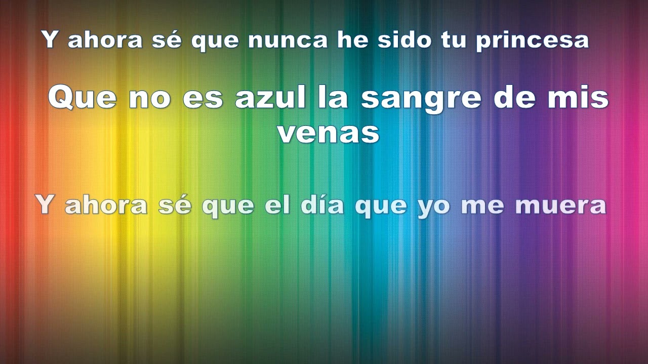Karaoke Cuando suba la marea Amaral-La casa de Papel