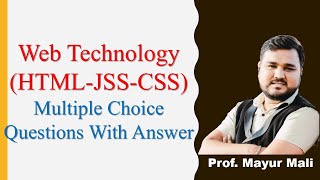 WEB TECHNOLOGIES | | MCQ with Answer