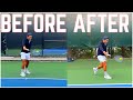 One Handed Backhand Tennis Lesson with 4.5 NTRP Player
