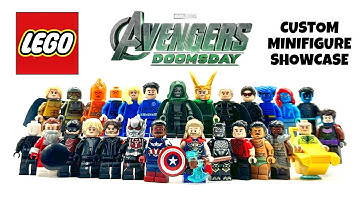 LEGO AVENGERS DOOMSDAY | Official Cast Custom Minifigure Showcase!