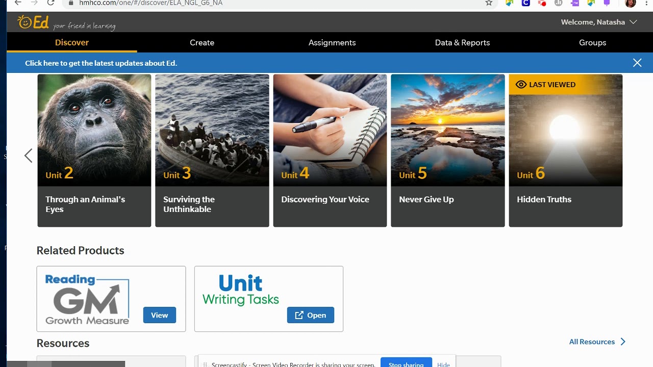 Adding HMH text to google classroom - YouTube