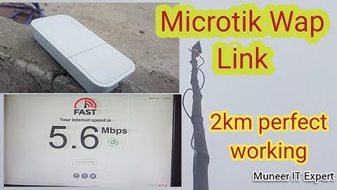 Microtik Wap Installation - 2km link -6mb connection - wifi long range networking- Muneer IT Expert