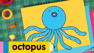 How to Draw An Octopus | Drawing Lesson for Kids | Step By Step