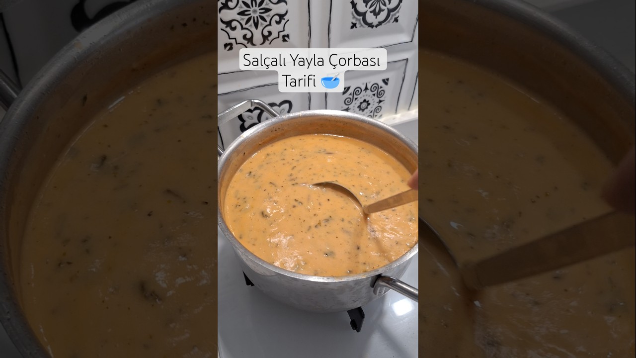 Salçalı Yayla Çorbası Tarifi 🥣 Tam Kıvamında, Çok Pratik! #yaylaçorbası #shortsviral Salçalı Yayla Çorbası Tarifi 🥣 Tam Kıvamında, Çok Pratik! #yaylaçorbası #shortsviral
