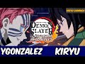 Demon slayer the hinokami chonicles  ygonzales akaza vs kiryugamingx giyu