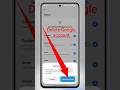 Google Account Delete From Phone | Gmail ID Kaise Delete Kare 2025 | #shorts