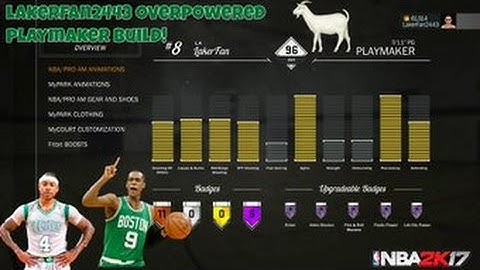 BEST POINT GUARD BUILD IN NBA2K17! (PLAYMAKER ATTRIBUTE UPDATE)