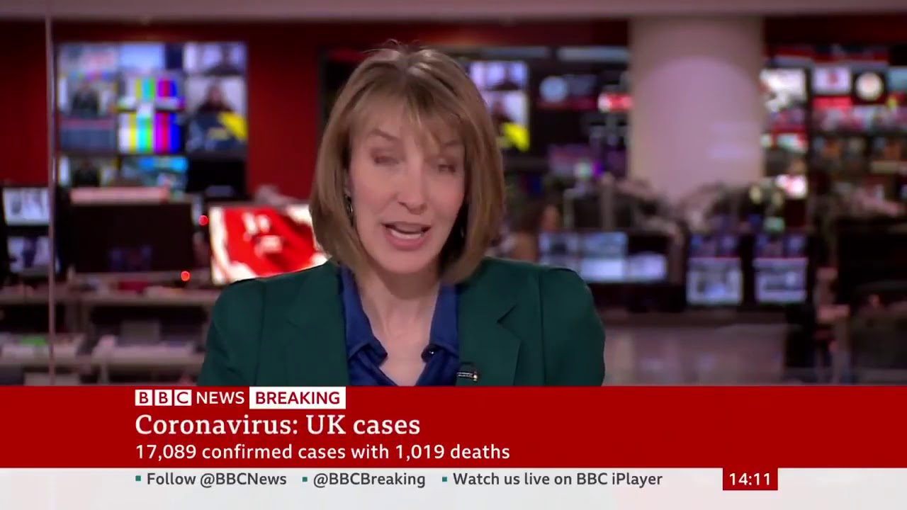 Coronavirus UK deaths climb above 1,000 BBC News - YouTube