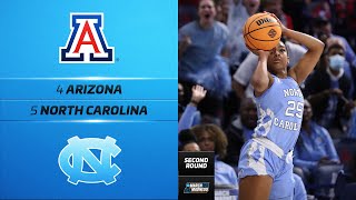 Arizona vs. North Carolina - Women's NCAA tournament second round highlights