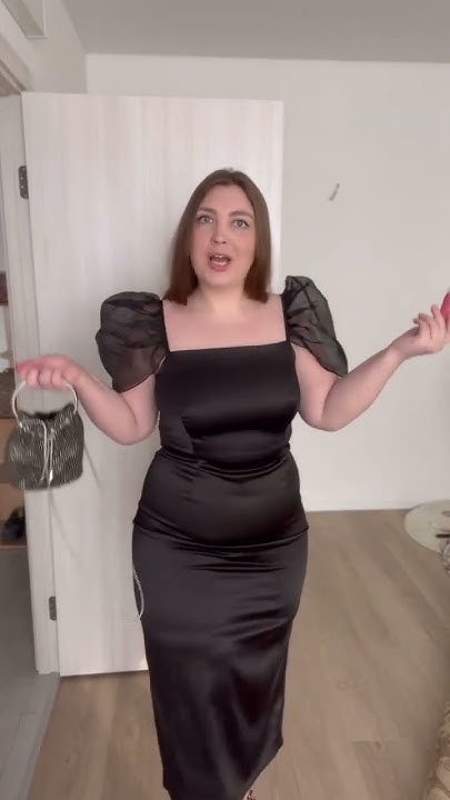 Атласное платье на выпускной или свадьбу #валдберис #plussize # ...