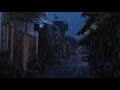 Relieve Stress and Fall Into Deep Sleep with Heavy Rain and Thunderstorm on Tin Roof at Night