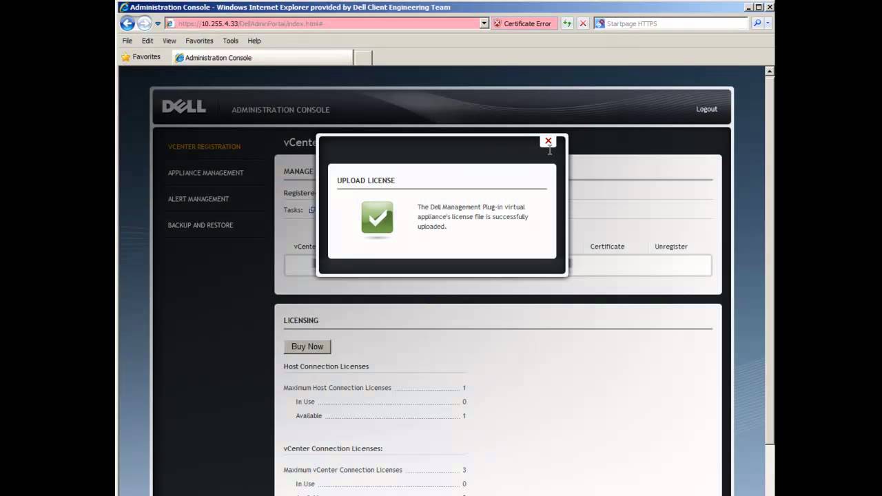 dell compellent vsphere client plug-in 2.0