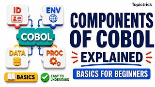 Components of COBOL Explained | COBOL Basics for Beginners