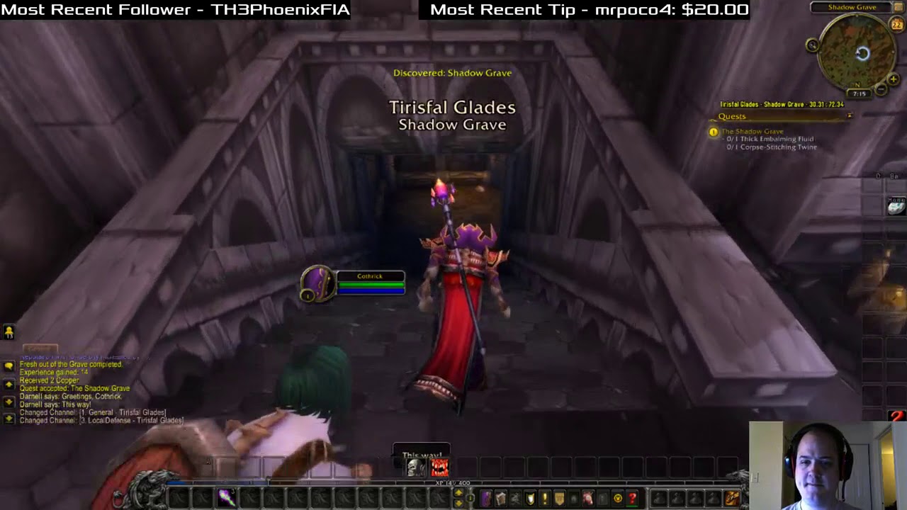 World of Warcraft - Leveling my Undead Warlock! (Part 01)