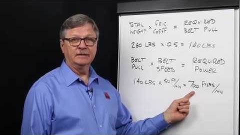How To Calculate Belt Pull and Power