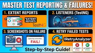 Complete Extent Reports Framework in Selenium Java | Listener | Retry Analyzer | Screenshots