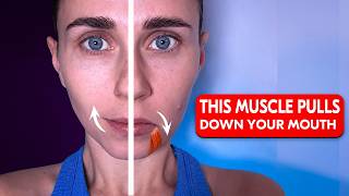 The One Muscle That Ages Your Face and Pulls Your Mouth Corners Down | Rejuvenate Your Face