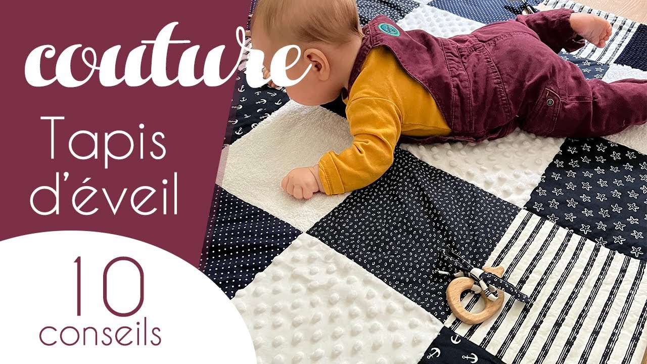 Tapis d'Éveil Montessori Sensoriel pour Bébé