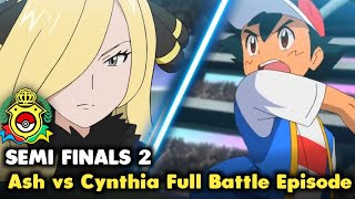 🔵 Ash Vs Cynthia Full Battle Episode | Preview Breakdown | Pikachu New power | journeys Episode 123