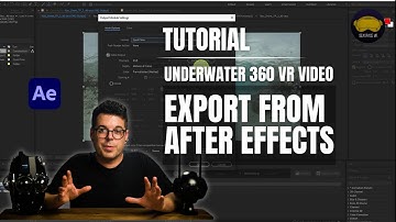 Fast, effective export from After Effects tutorial / Underwater / 8k / VR 360